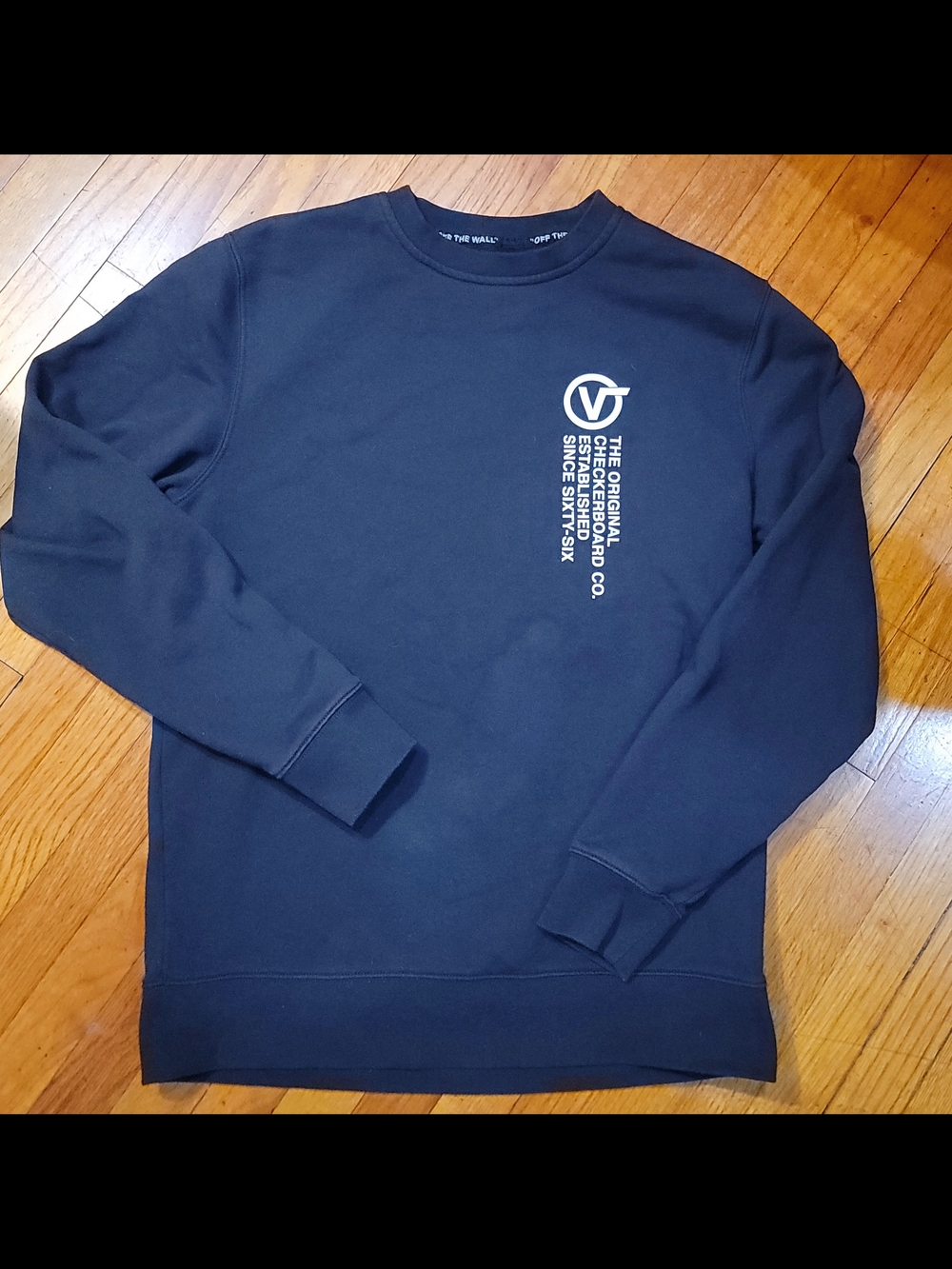 Vans Men's Crewneck with Vertical Chest Logo